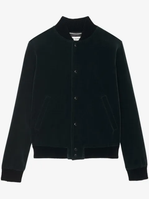 Saint Laurent Teddy velvet jacket