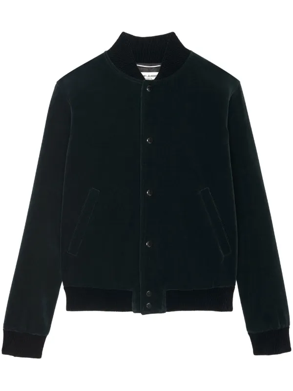 Saint Laurent Teddy Velvet Jacket Farfetch