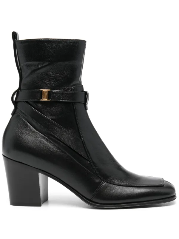 Saint laurent studded boots online