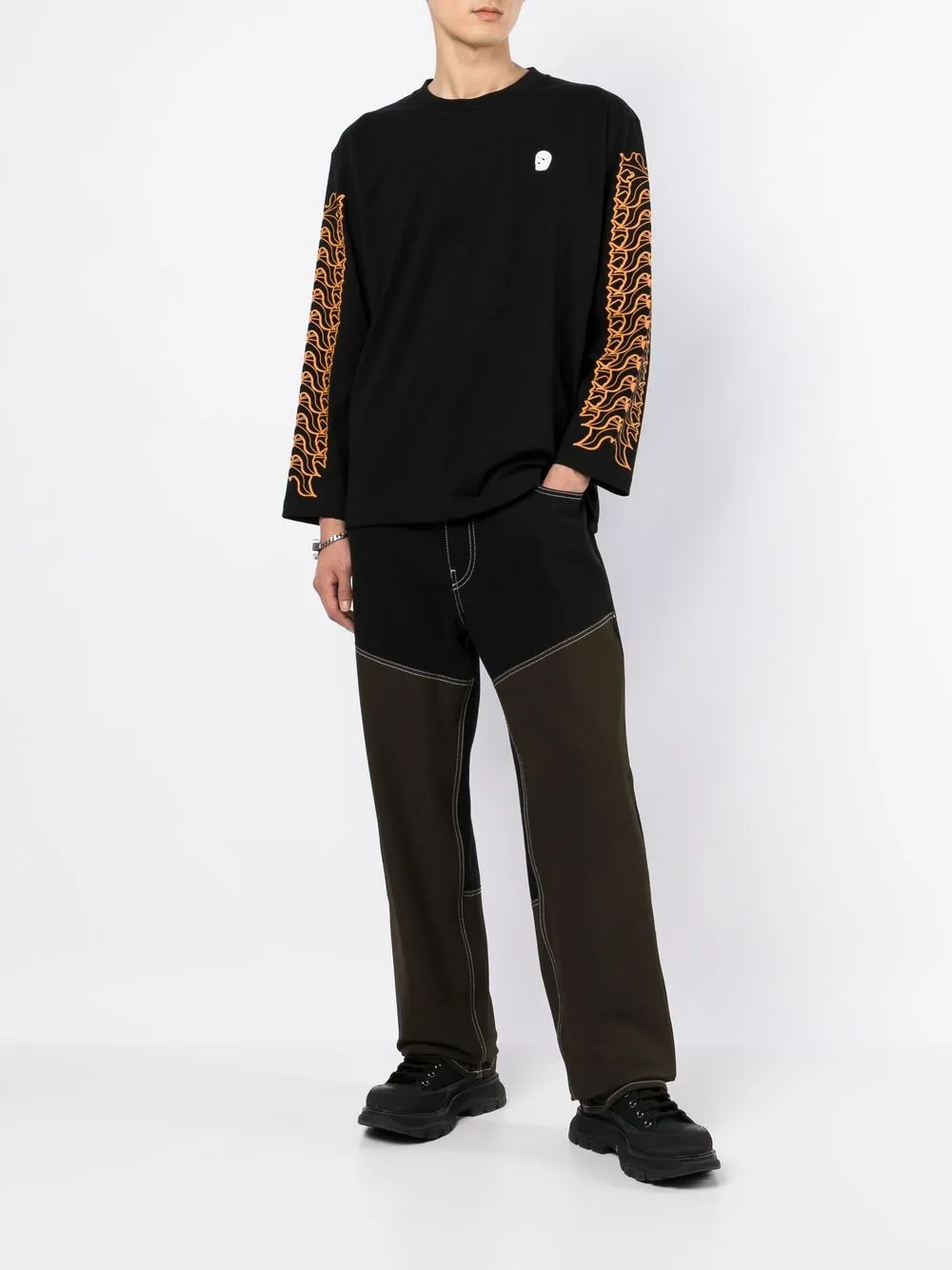 Youths In Balaclava T-shirt met grafische print - Blauw