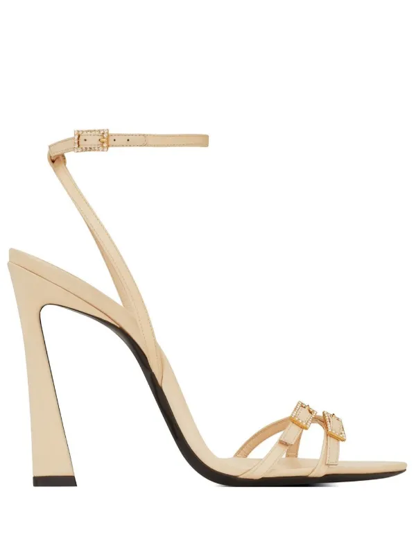 Saint laurent outlet gold sandals