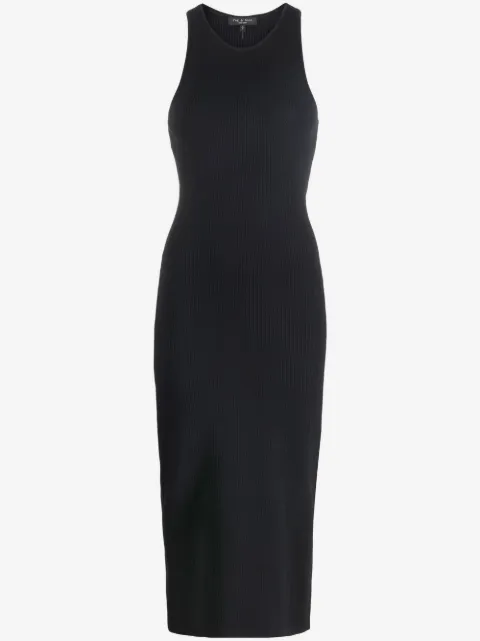 rag & bone ribbed-knit sleeveless midi dress