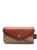 Coach monogram-pattern crossbody bag - Brown