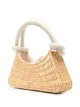 Cult Gaia woven basket style tote bag
