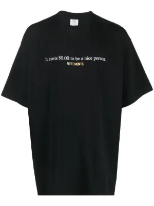 VETEMENTS（ヴェトモン）メンズ Tシャツ - FARFETCH