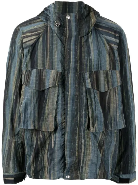 Paul Smith Woodland-print hooded jacket