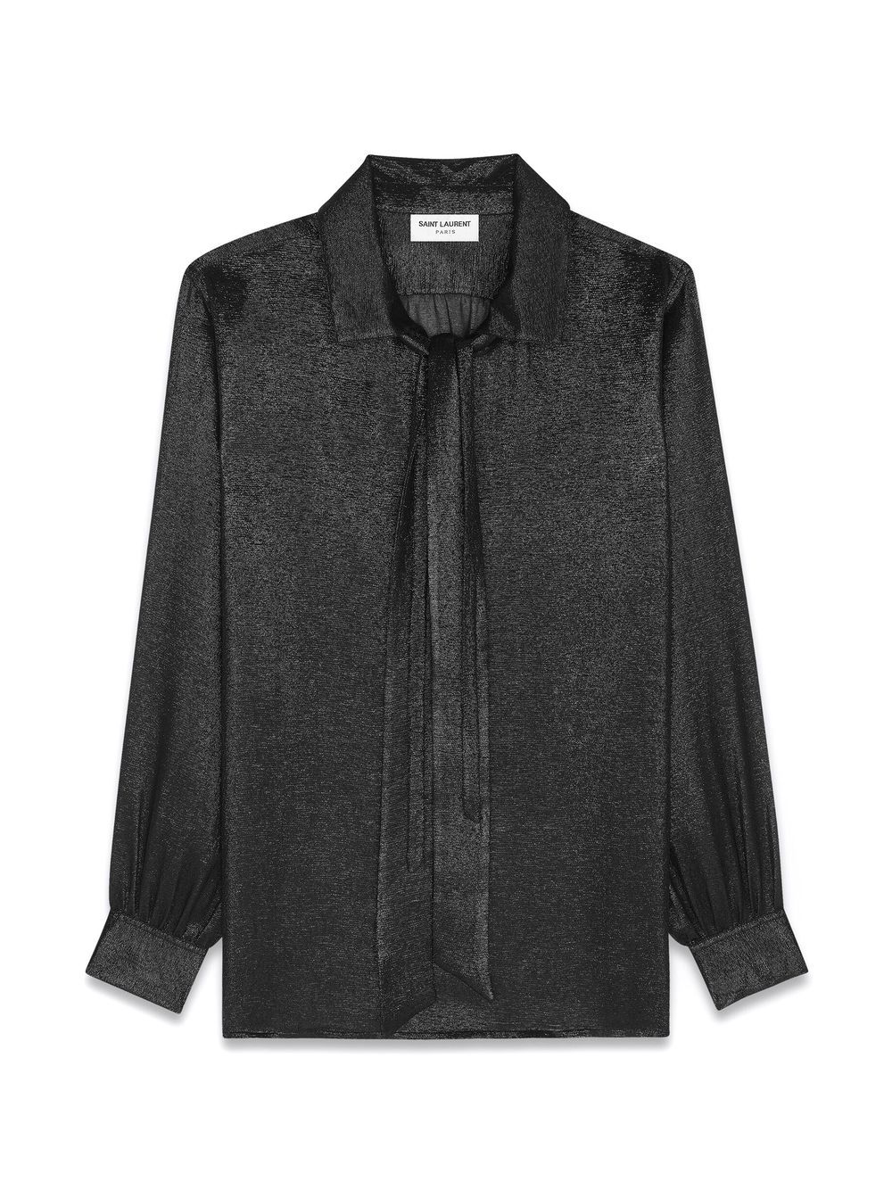 Saint Laurent Zijden blouse - Zwart