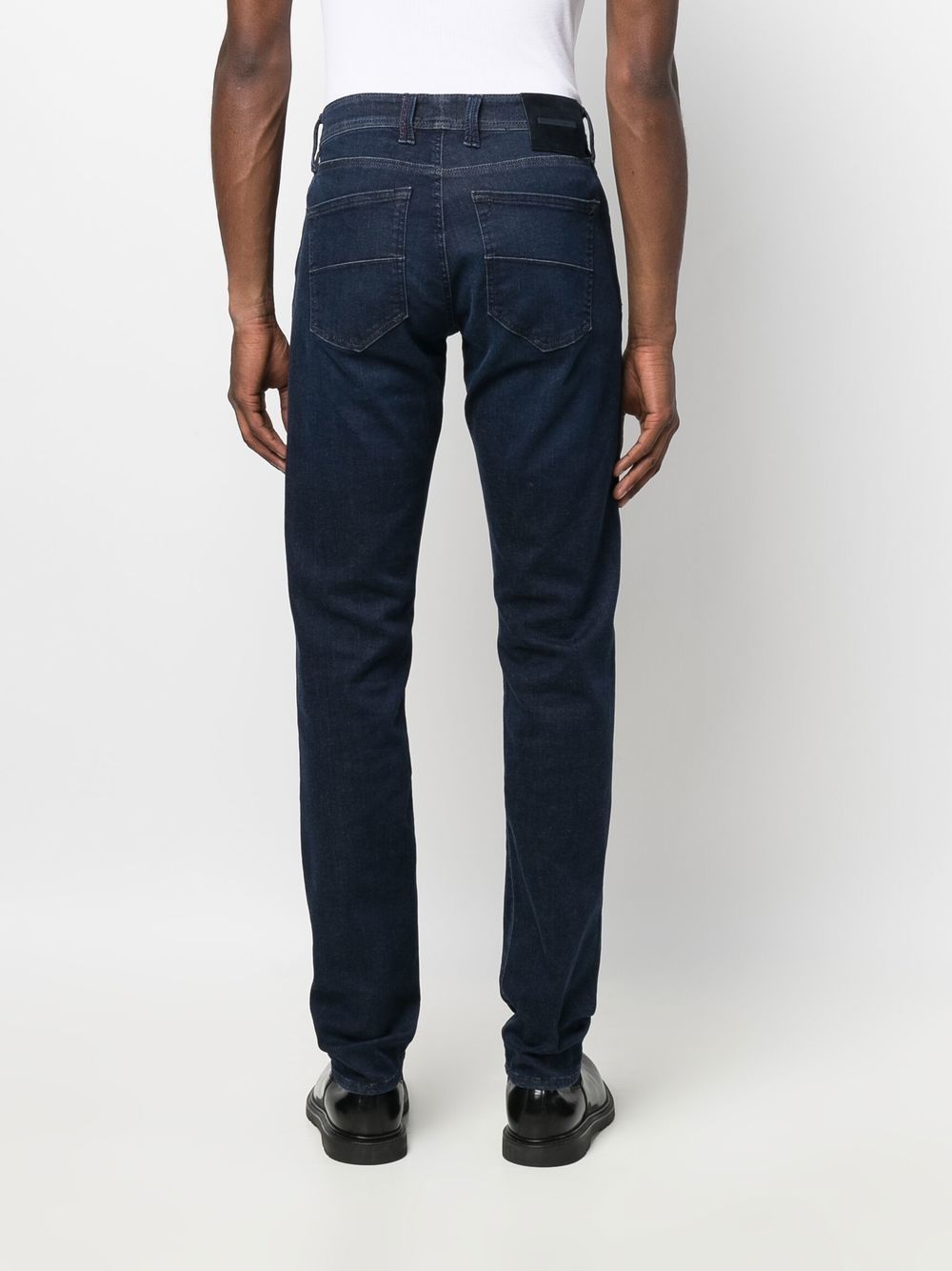 Shop Sartoria Tramarossa High-rise Slim-fit Jeans In Blue