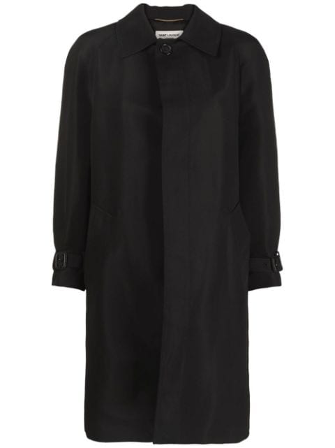 Saint Laurent classic-collar coat