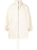 Toogood hooded drawstring cotton coat - Neutrals