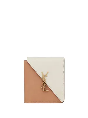 Saint Laurent colour block tri fold Wallet Farfetch