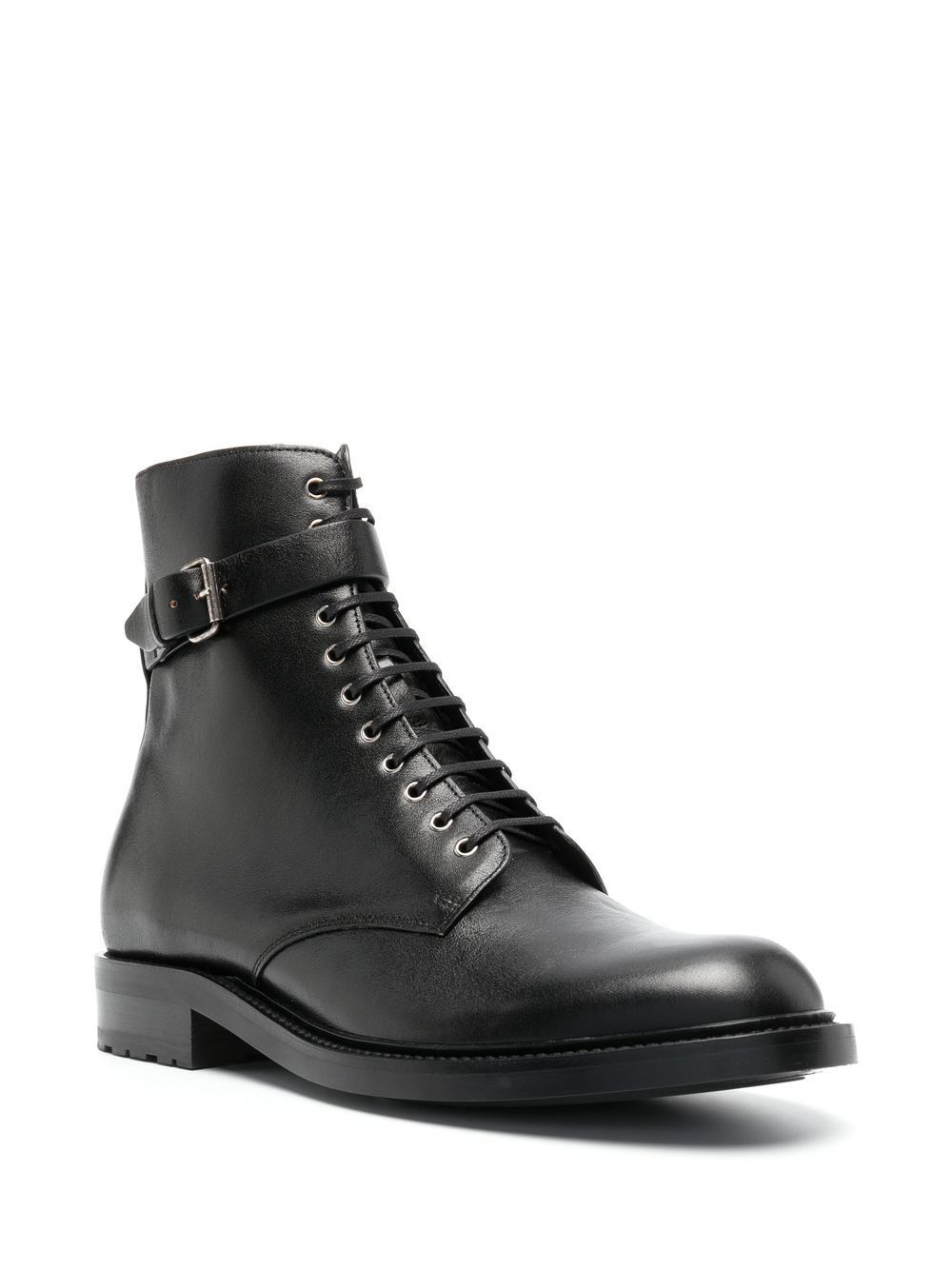 Saint Laurent Army 20mm buckle boots - Black