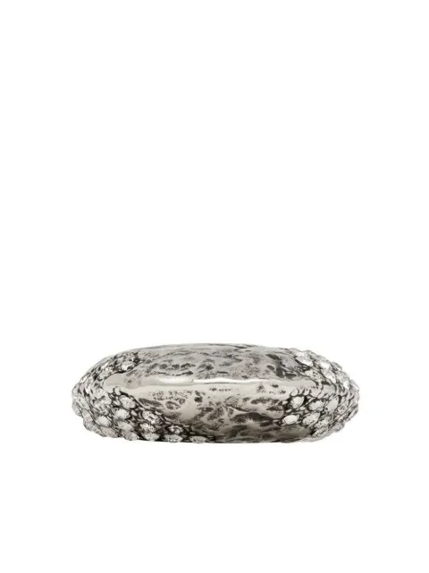 Saint Laurent anillo Bumpy con strass