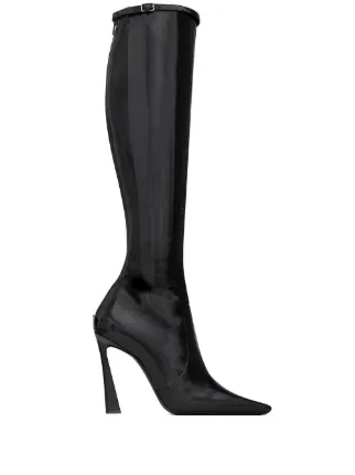 Saint laurent heel outlet boots