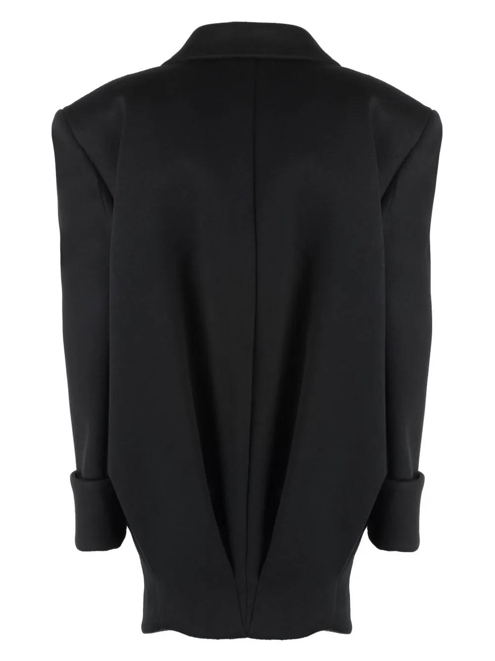  Saint Laurent Doppelreihiger Mantel   Schwarz 