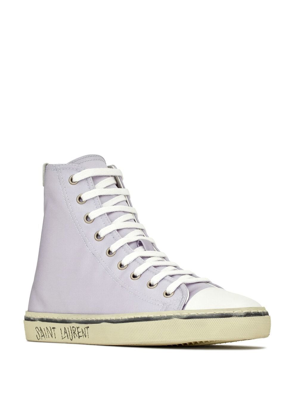 Shop Saint Laurent High-top Sneakers In Violett