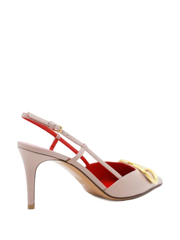 Valentino Garavani Vロゴ シグネチャー 80mm スリングバック パンプス