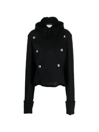Saint Laurent detachable-hood Military Jacket | Black | FARFETCH