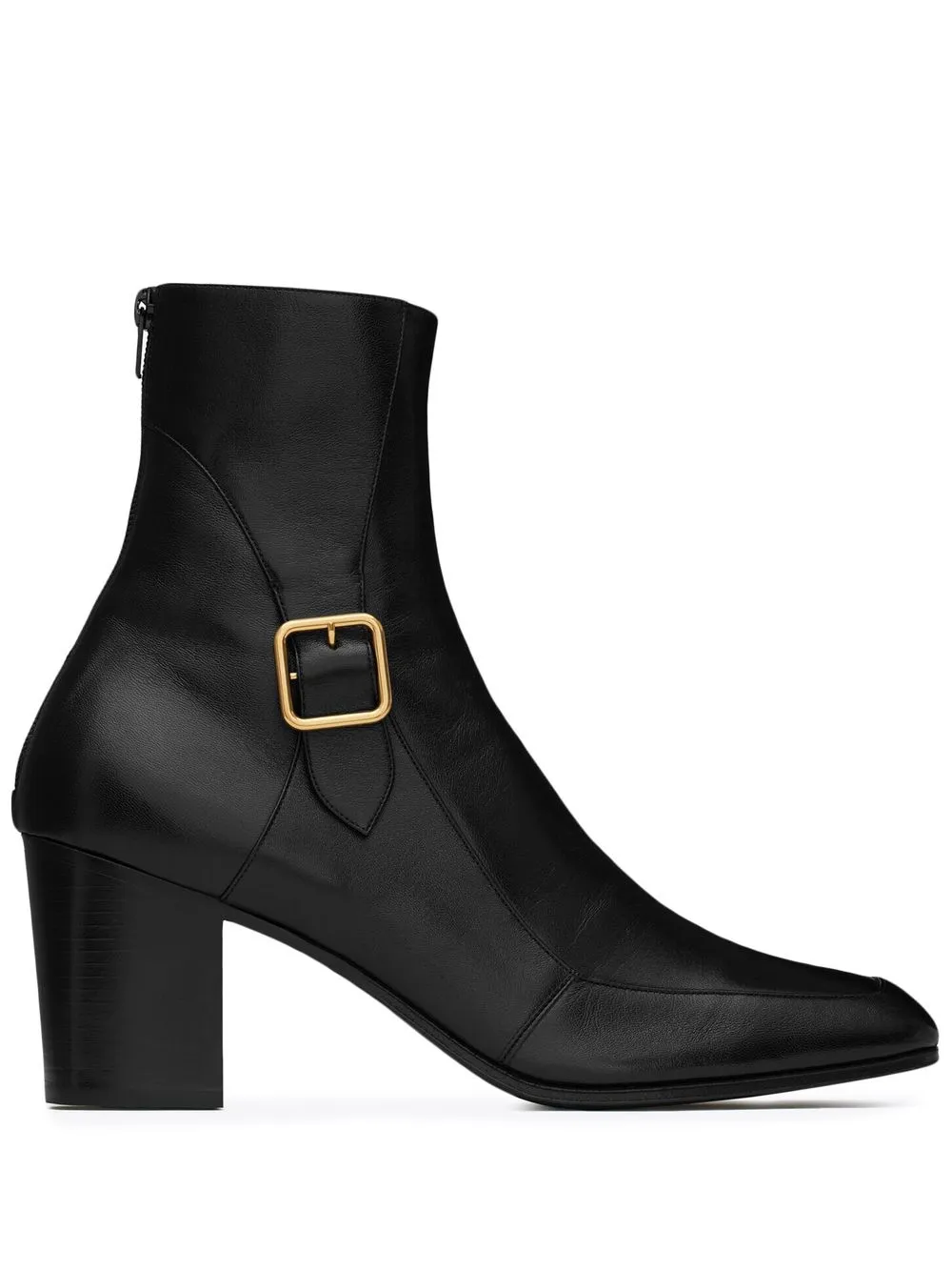 

Saint Laurent botines Mick con tacón de 75mm - Negro