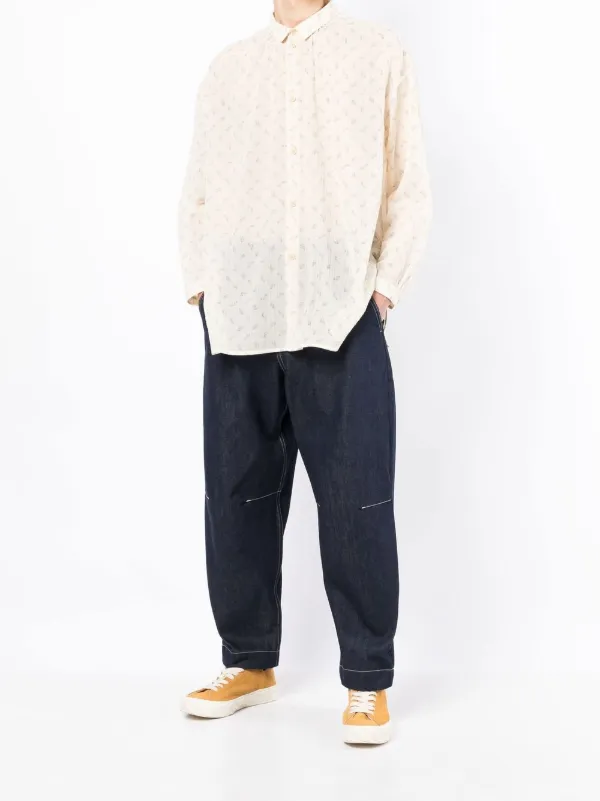 Toogood The Florist abstract-print Shirt | Neutrals | FARFETCH BN