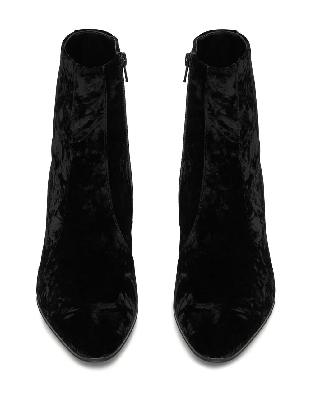 Saint Laurent Vassili 60mm Velvet Boots - Farfetch