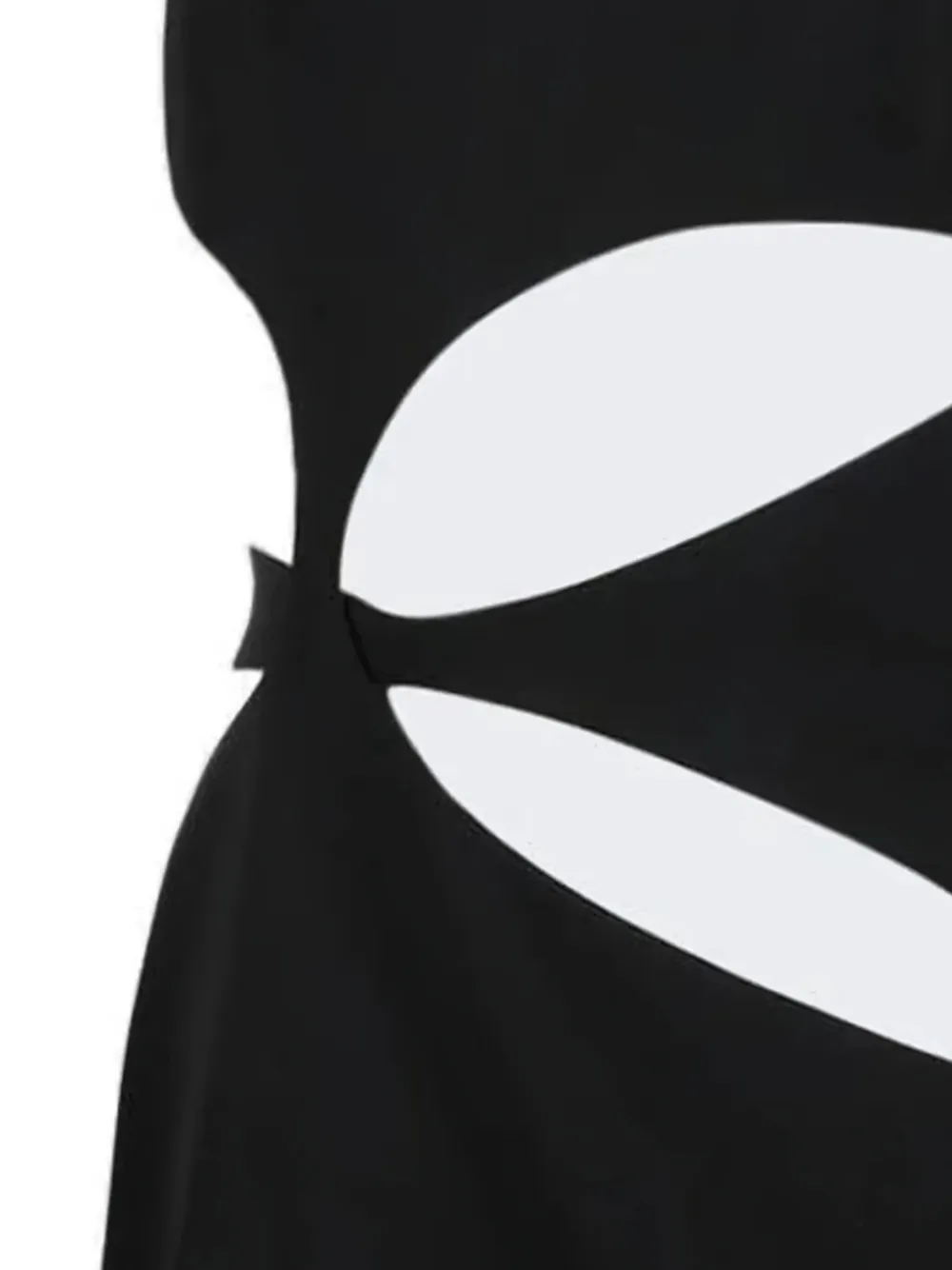 Mônot cut-out mini dress - Zwart