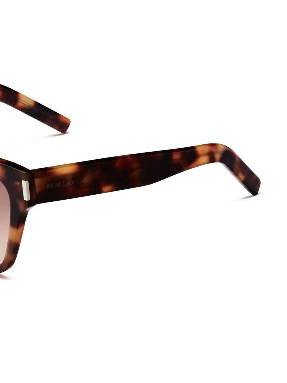 Saint Laurent Eyewear leopard-print rectangle-frame Sunglasses - Farfetch