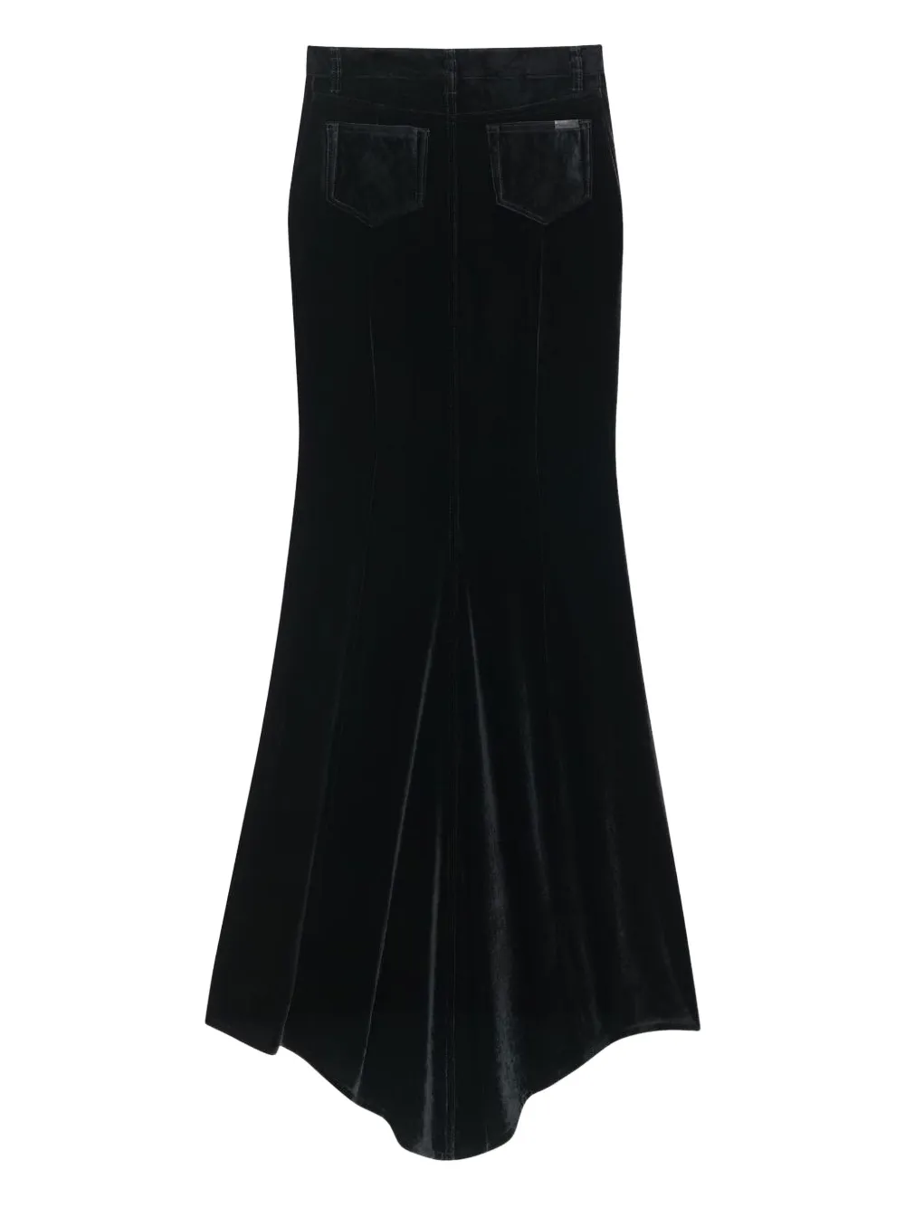 Saint Laurent jupe à effet velours | Jupes asymétriques & jupes drapées | Image 2