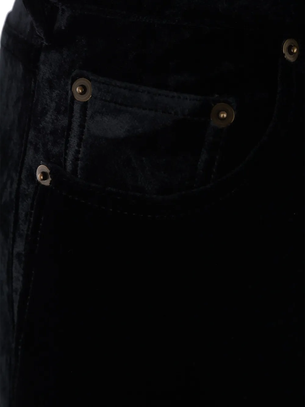  Saint Laurent Rock In Samtoptik   Schwarz 