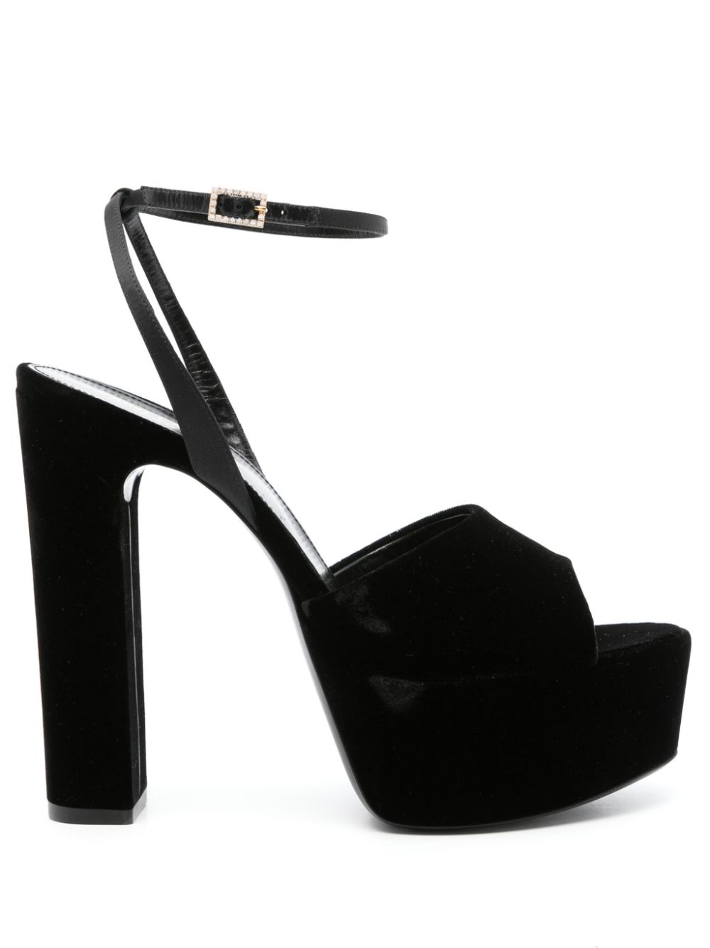 Saint Laurent 95mm Jodie sandals - Black