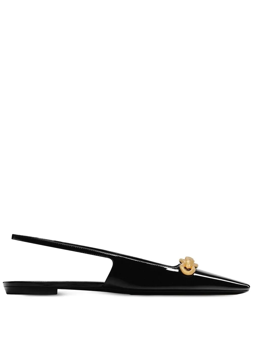 Saint Laurent Silvana 05 Ballerinas In Black