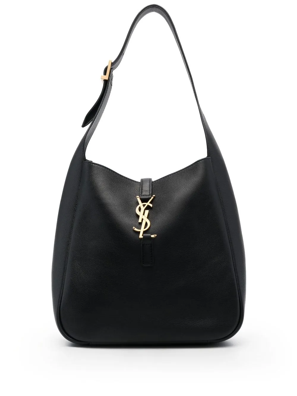 

Saint Laurent Le 5 à 7 monogram-plaque shoulder bag - Black