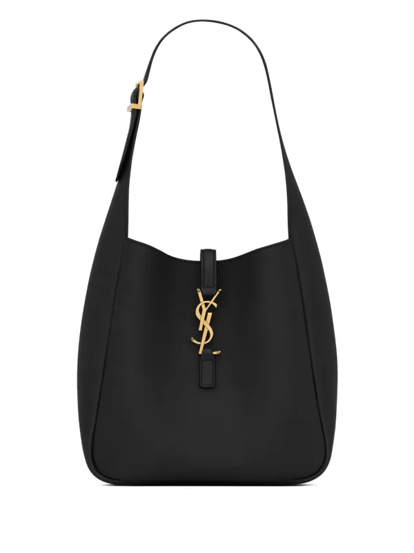 Saint Laurent Le 5 à 7 Monogram-Plaque Shoulder Bag