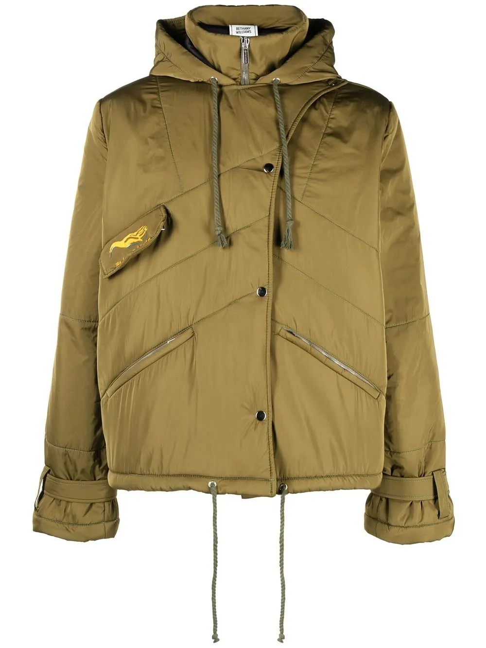 

Bethany Williams padded puffer jacket - Green