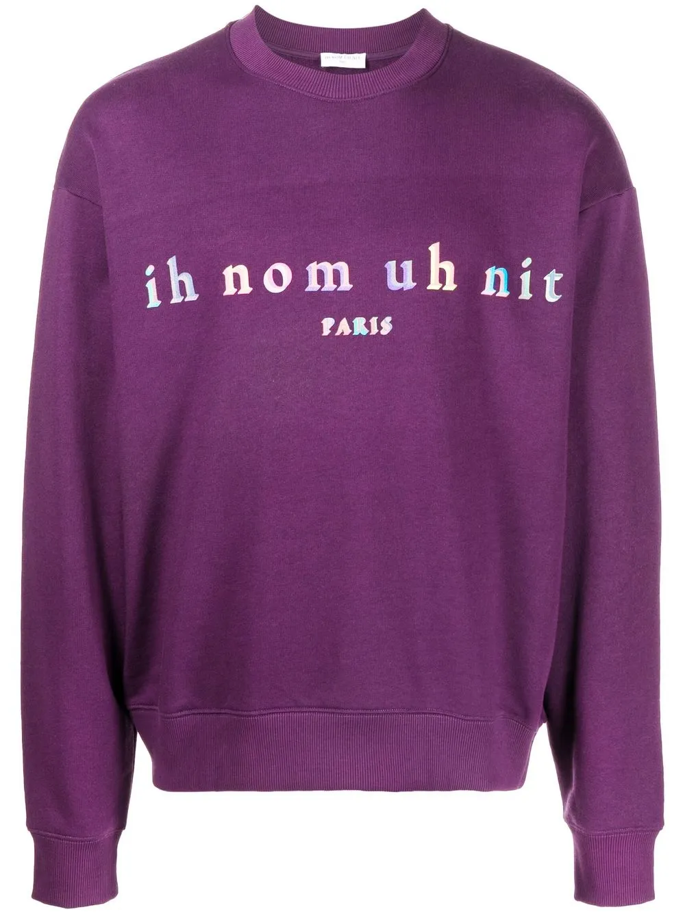 

Ih Nom Uh Nit sudadera con logo estampado - Morado