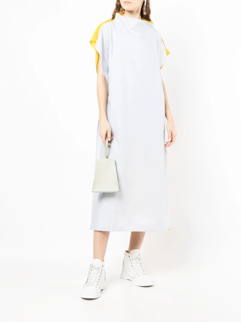 Sofie D'hoore Tweekleurige shiftjurk - Blauw