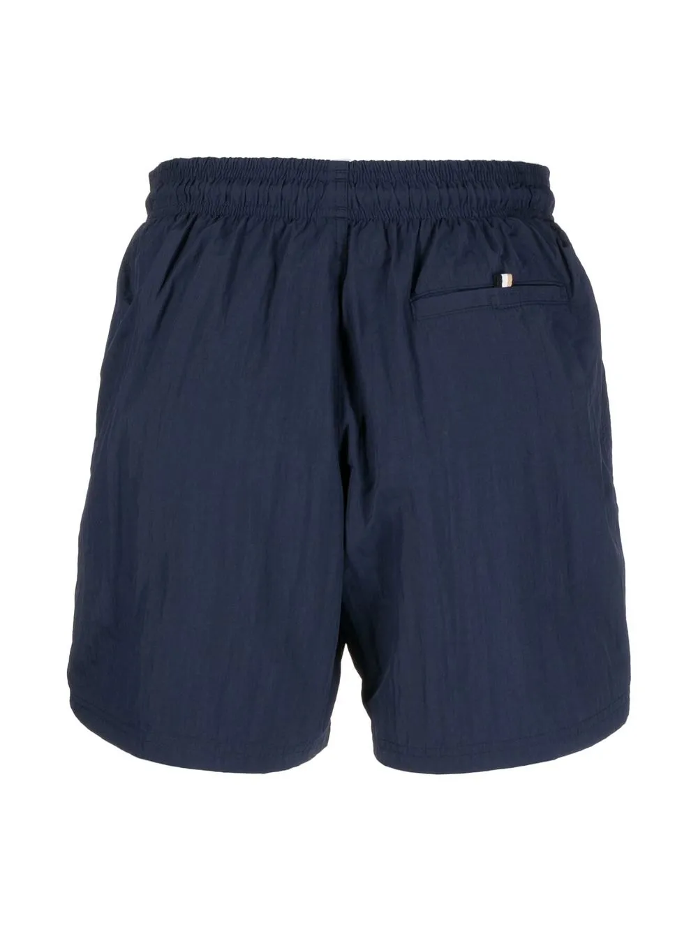 BOSS Zwembroek met logoprint - Blauw