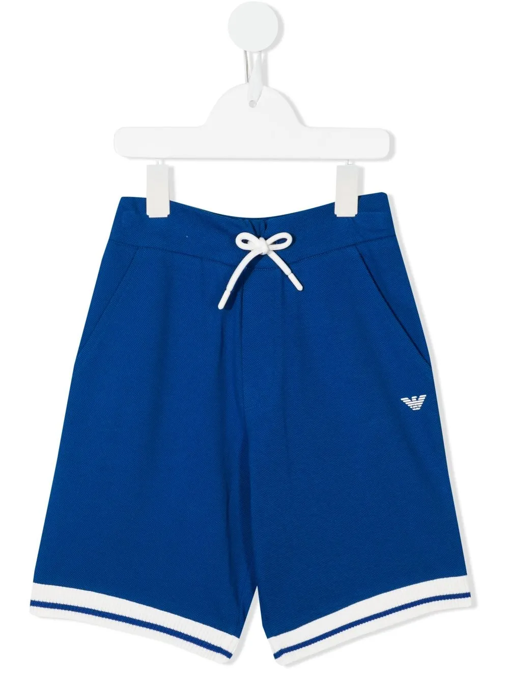 

Emporio Armani Kids drawstring track shorts - Blue