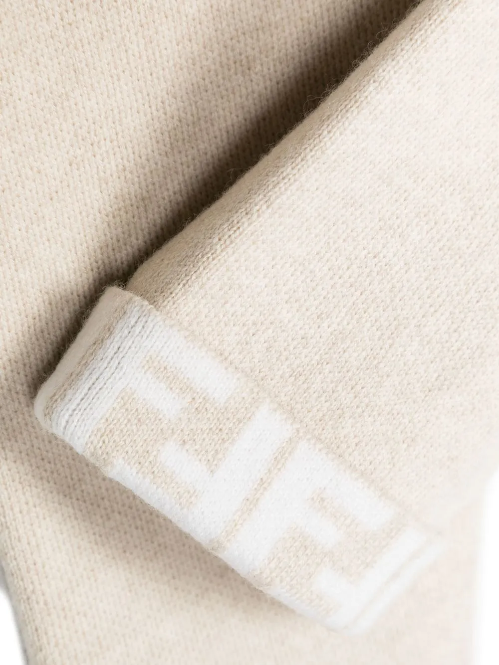Fendi Kids Trainingspak met logo Beige