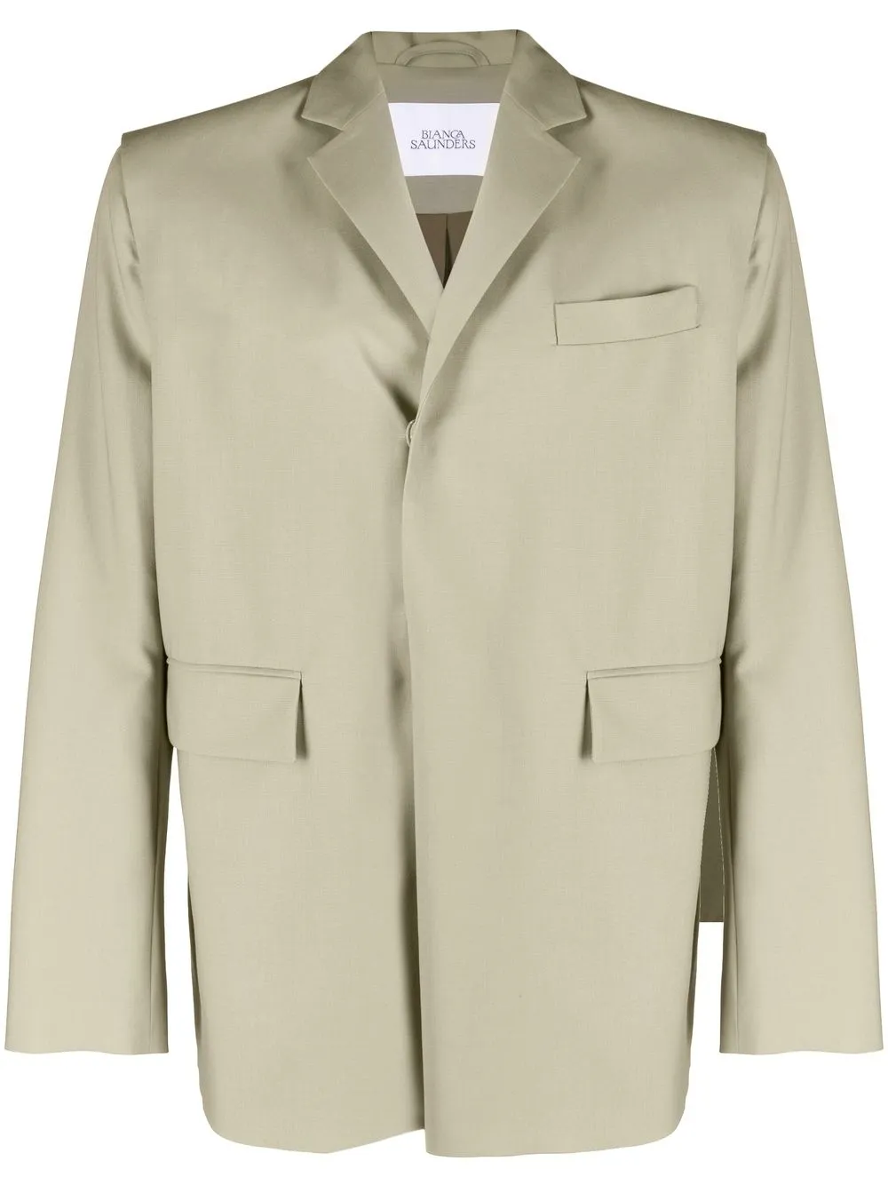 

Bianca Saunders pull-over suit jacket - Green