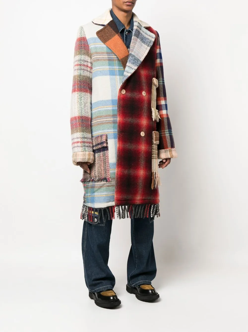 Bethany Williams Blanket Mantel Im PatchworkLook Farfetch