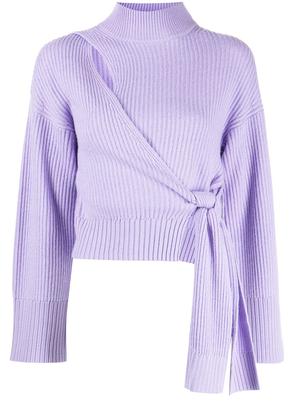 Simkhai waist-tied Wrap Jumper - Farfetch