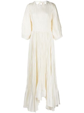 Simkhai asymmetric-hem Pleated Maxi Dress - Farfetch