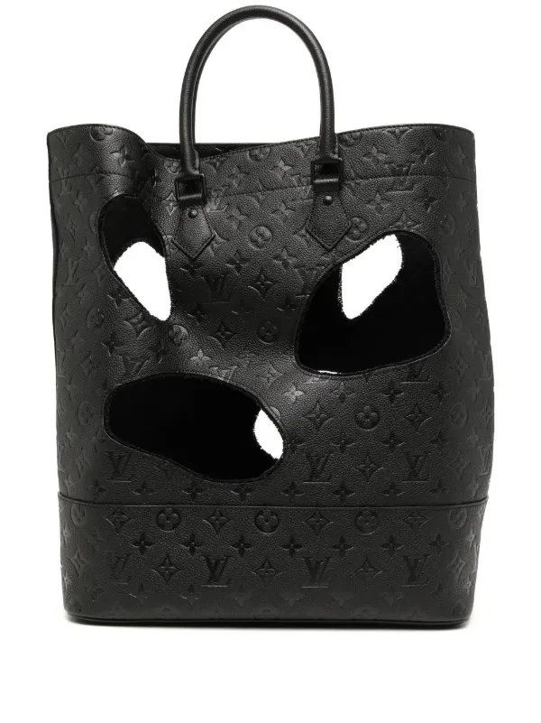 Louis Vuitton x Comme des Garçons 2021 Pre-owned Cut-Out Tote Bag - Black