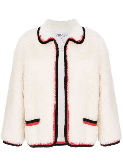 CHANEL Pre-Owned 1994 contrast trimming jacket
