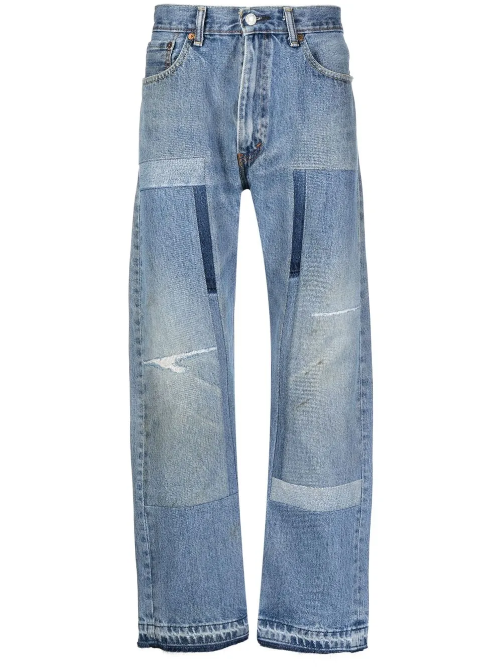 

Children Of The Discordance jeans con diseño patchwork - Azul