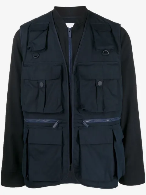White Mountaineering multi-pocket fishing jacket