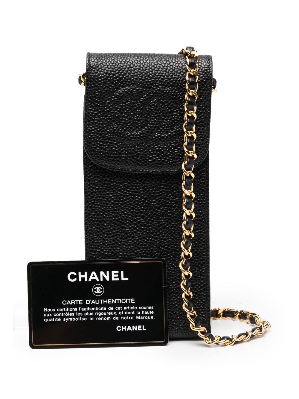 CHANEL Pre-Owned 1997 CC Stitch wallet-on-chain - Farfetch