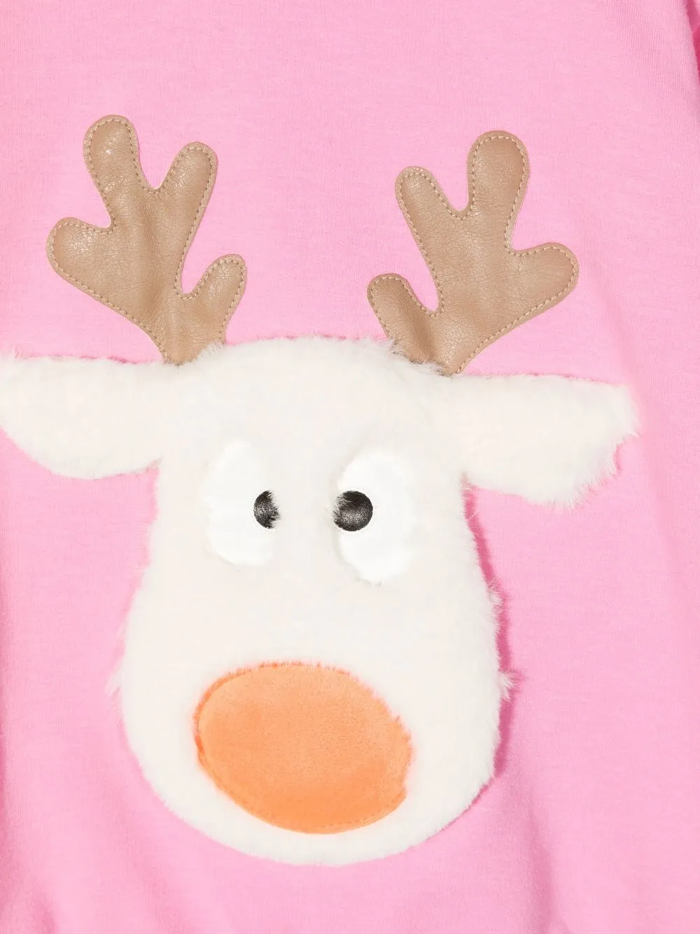 Wauw Capow By Bangbang Jingle Sweatshirt Dress In Pink