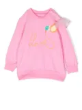 WAUW CAPOW by BANGBANG Lucia Love crew neck sweatshirt - Pink